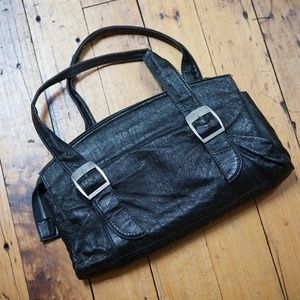 Faux leather purse